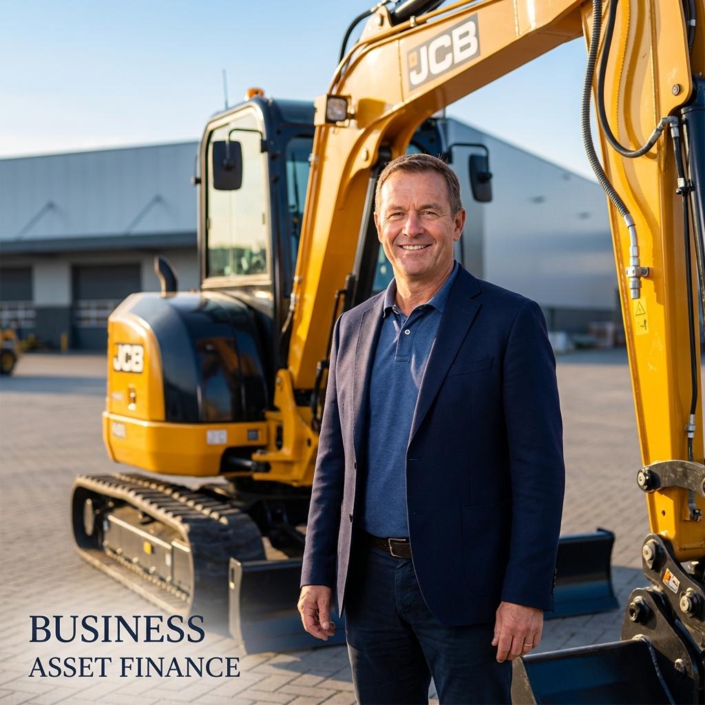 Business owner with commercial equipment - Asset Finance