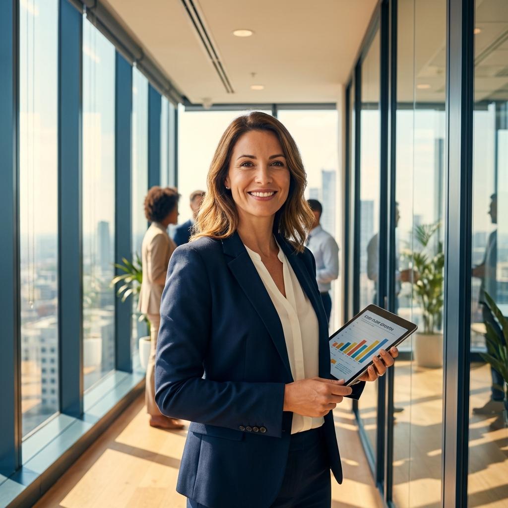 Business professional managing cash flow - Invoice Finance